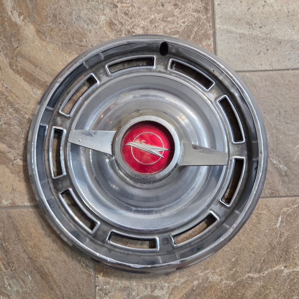 Vintage Buick Skylark 14 Inch Hubcap Wheel Cover Red Center Bird Emblem